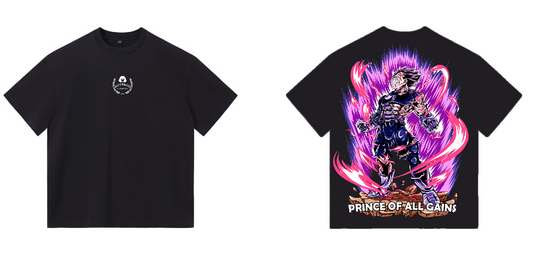 Vegeta Prince Of Gains Oversized Drop Shoulder V1 *Pre Order*